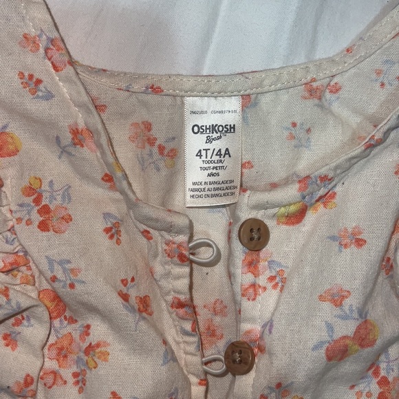 Girls linen romper - Picture 4 of 6